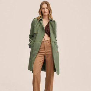 Mango Cotton Classic Trench Coat